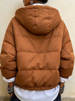Casual Hooded Asymmetric Quilted Padded Jacket