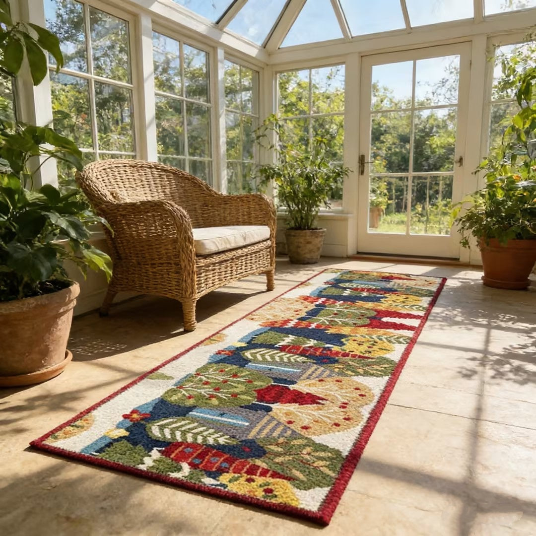 Enchanted Forest Vintage Runner Rug