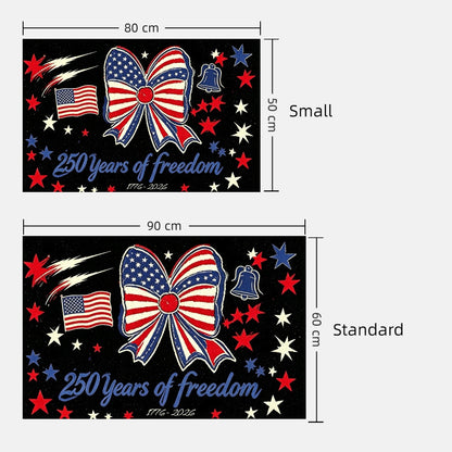 American Flag Doormat - Non-Slip & Washable