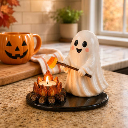 Halloween Campfire Friends Tealight Holder