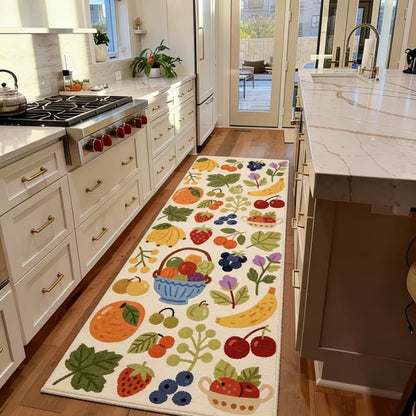 Fruit Paradise Washable Runner Rug