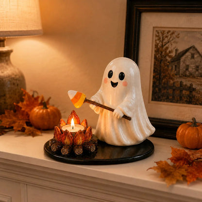 Halloween Campfire Friends Tealight Holder