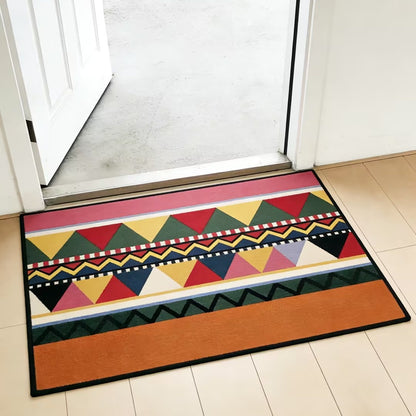 Boho Outdoor/Indoor Washable Rug – Non-Slip & Durable