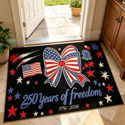 American Flag Doormat - Non-Slip & Washable