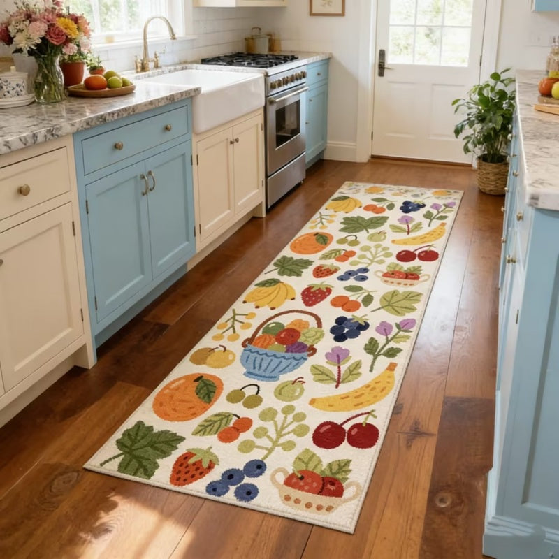 Fruit Paradise Washable Runner Rug