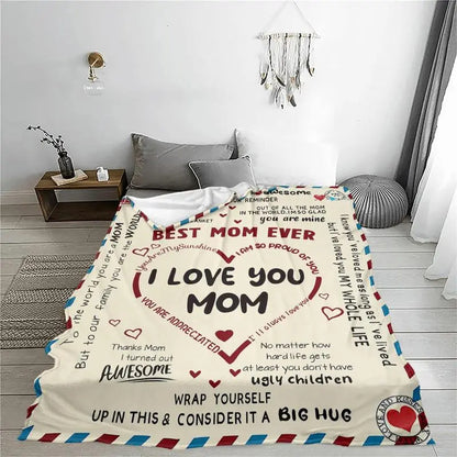 Letter To Mom Pattern Blanket