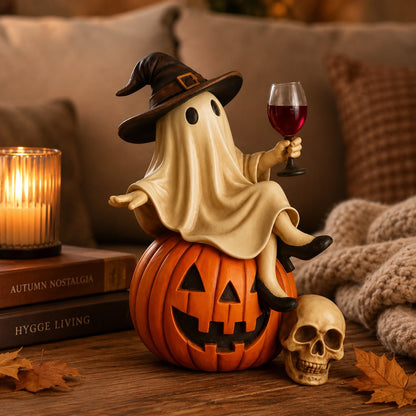 Ghost Wine Night Halloween Decor