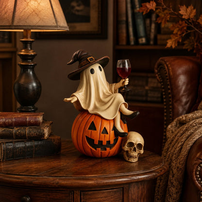 Ghost Wine Night Halloween Decor