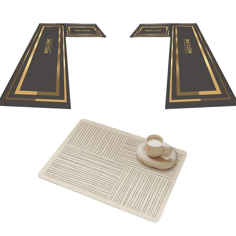Quick-Dry Super Absorbent Non-Slip Floor Rug for Bathroom, Kitchen & Laundry Room