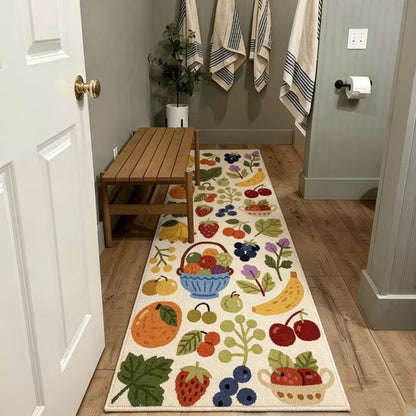 Fruit Paradise Washable Runner Rug