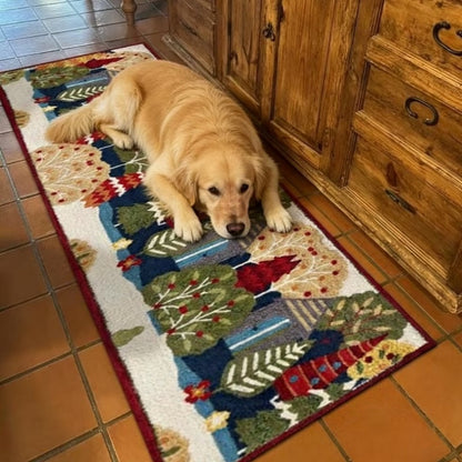 Enchanted Forest Vintage Runner Rug