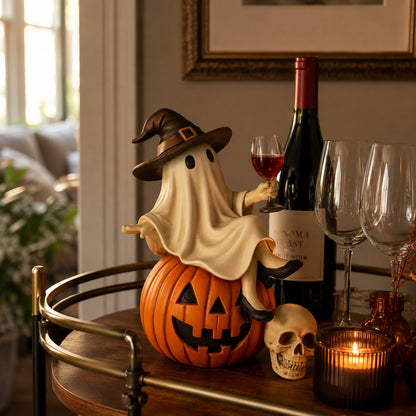 Ghost Wine Night Halloween Decor