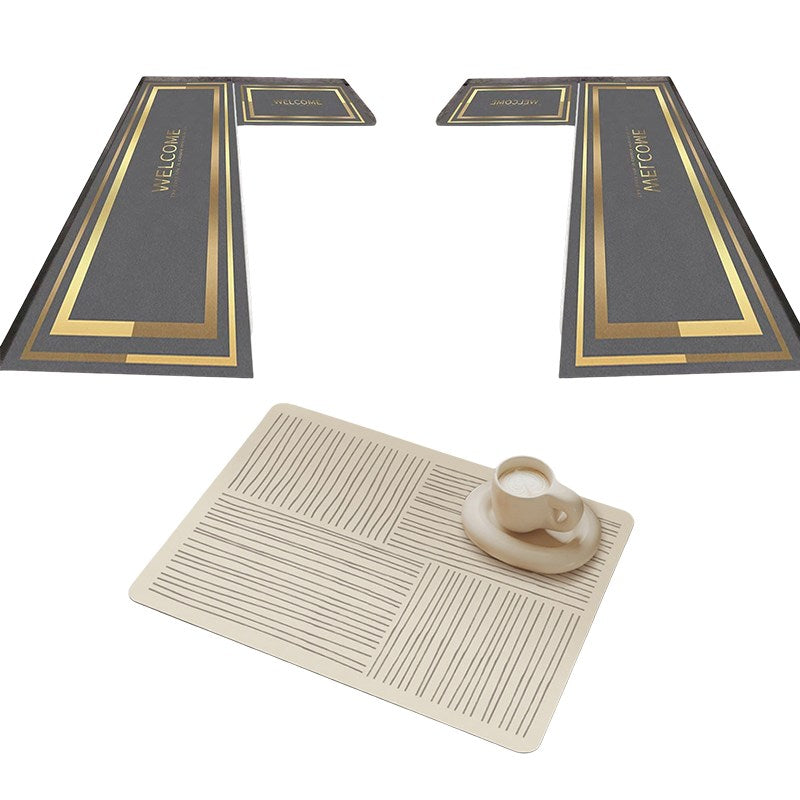 Quick-Dry Super Absorbent Non-Slip Floor Rug for Bathroom, Kitchen & Laundry Room