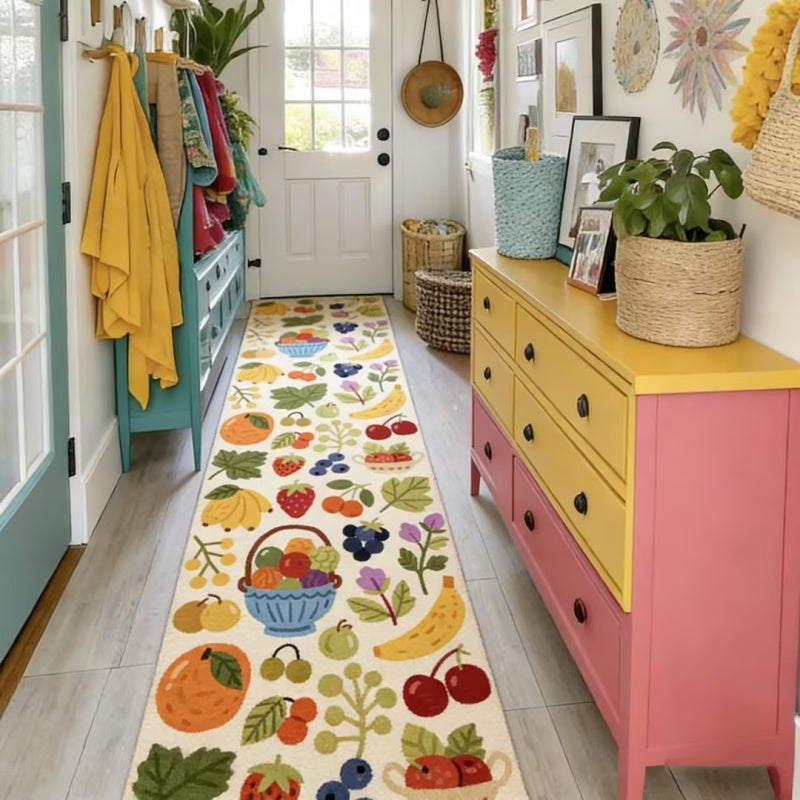 Fruit Paradise Washable Runner Rug