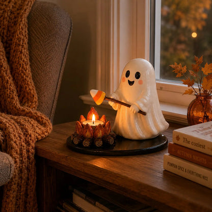 Halloween Campfire Friends Tealight Holder