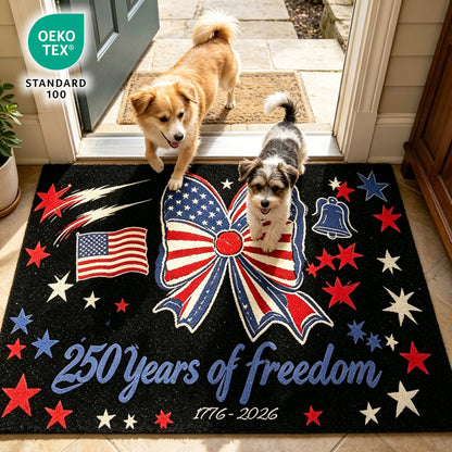 American Flag Doormat - Non-Slip & Washable