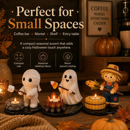 Halloween Campfire Friends Tealight Holder