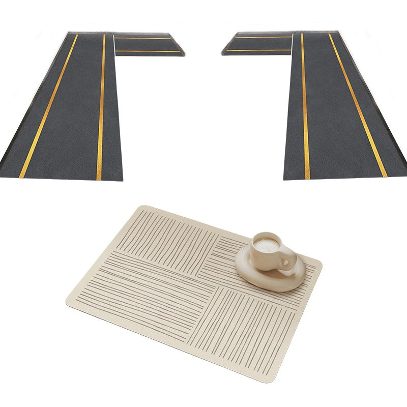 Quick-Dry Super Absorbent Non-Slip Floor Rug for Bathroom, Kitchen & Laundry Room
