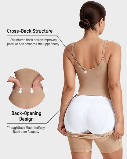Easyslide Tummy Control Butt Lifter Back Pull Down Bodysuit