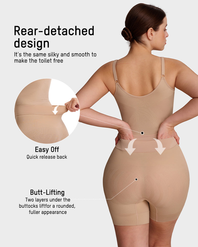 Easyslide Tummy Control Butt Lifter Back Pull Down Bodysuit
