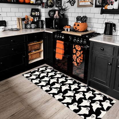 🎃 Super Cute Halloween Pumpkin Pattern Runner Rug