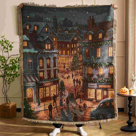 Christmas Seasonal Decor Throw Blanket