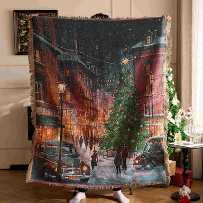Christmas Seasonal Decor Throw Blanket