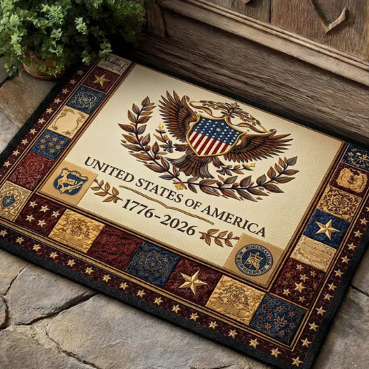 USA 250th Anniversary Doormat