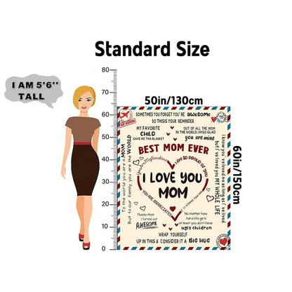 Letter To Mom Pattern Blanket