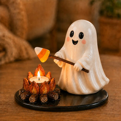 Halloween Campfire Friends Tealight Holder