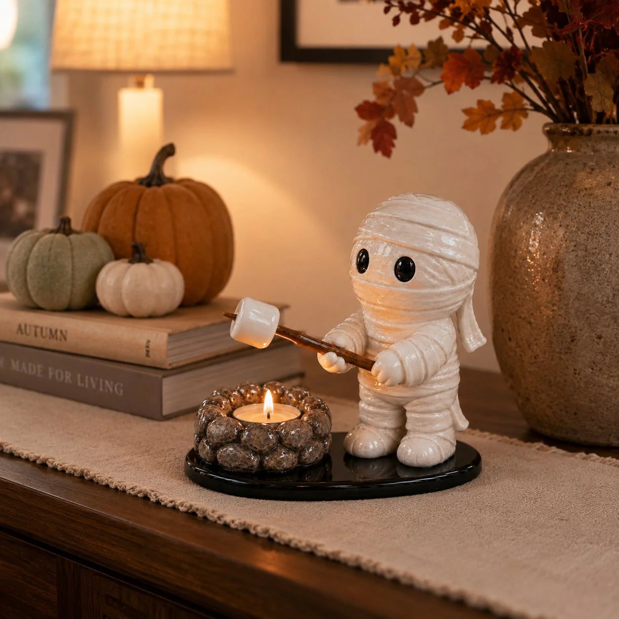 Halloween Campfire Friends Tealight Holder