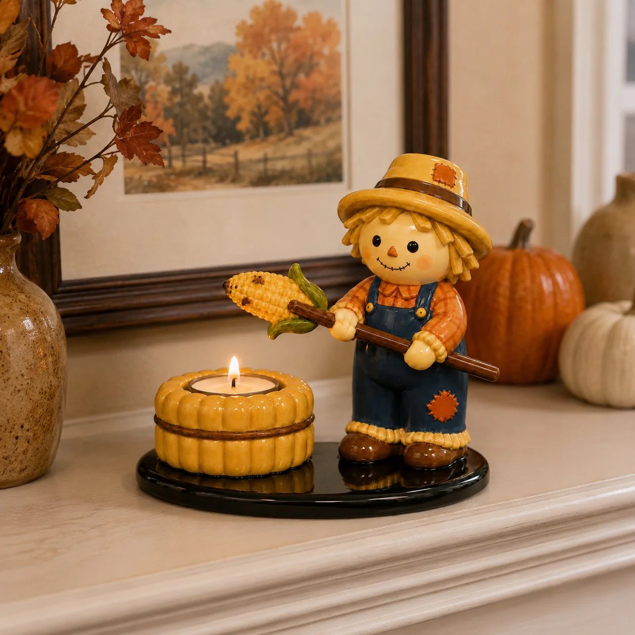 Halloween Campfire Friends Tealight Holder
