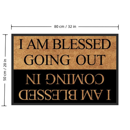 Blessing Letter Pattern Doormat