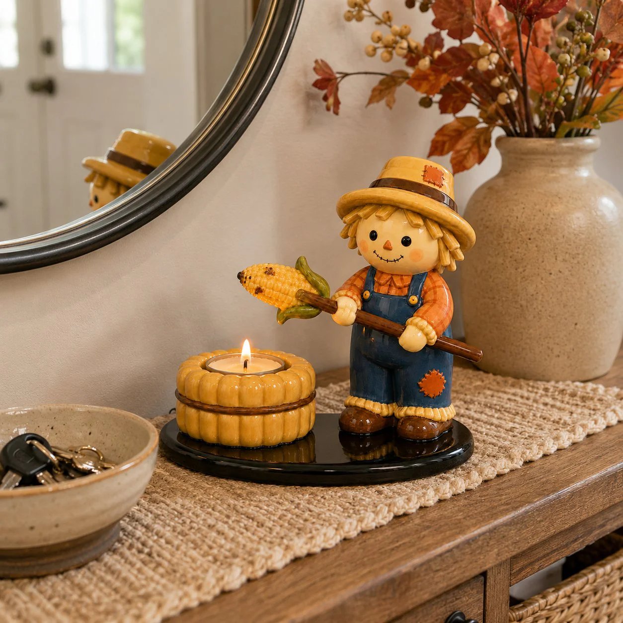 Halloween Campfire Friends Tealight Holder