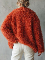 Women's Oversized Shaggy Faux Fur Winter Coat