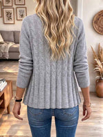 Women's Classic Cable Knit Button-down Cardigan Sweater
