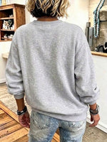 Waffle-knit Crewneck Sweatshirt With Diagonal Zipper Detail