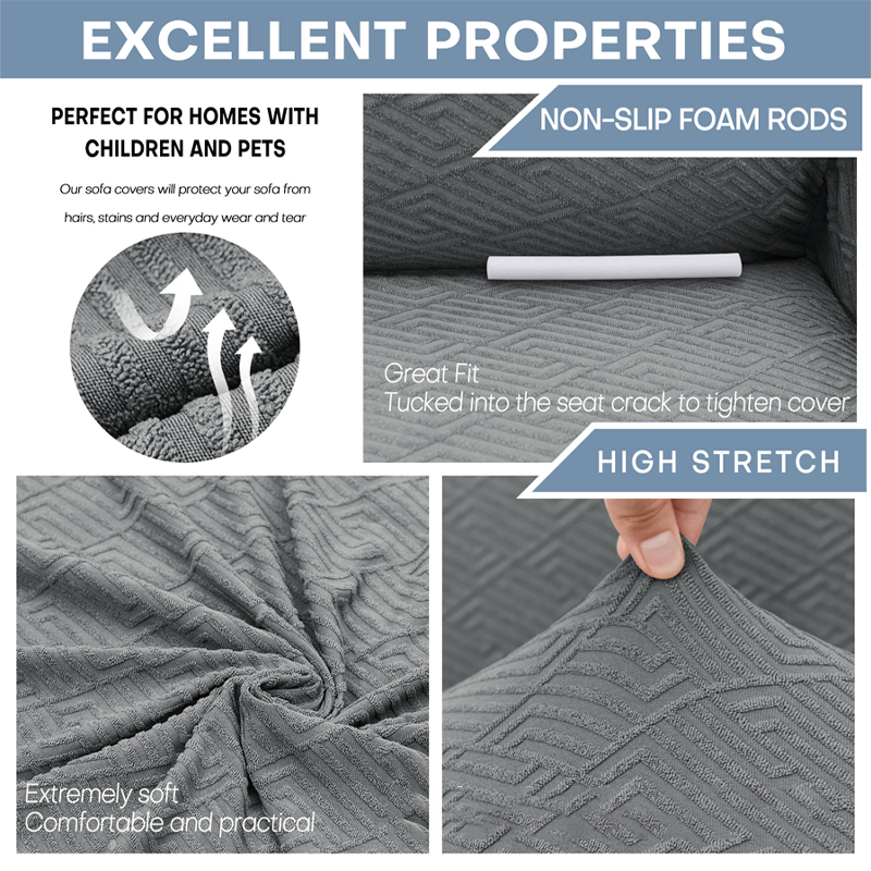 Premium Stretch Sofa Cover – Soft, Washable Furniture Protector for Couch